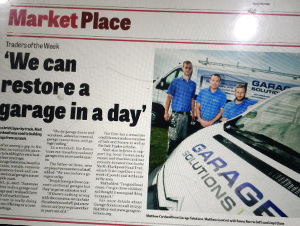 Garage Solutions Newspaper Feature